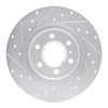 E-Line Drilled & Slotted Silver Brake Rotor, 2006-2006 GM, Position: Rear Right - image 4