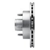 E-Line Drilled & Slotted Silver Brake Rotor, 1974-1980 Ford/Lincoln/Mercury/Mazda, Position: Front Left - image 4