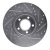 E-Line Drilled & Slotted Silver Brake Rotor, 2000-2006 Fits Multiple Makes/Models, Position: Front Left - image 2