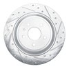 E-Line Drilled & Slotted Silver Brake Rotor, 2013-2020 Ford/Lincoln/Mercury/Mazda, Position: Rear Right - image 4