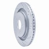 E-Line Drilled & Slotted Silver Brake Rotor, Fits Select Ford/Lincoln/Mercury/Mazda, Position: Rear Right - image 4