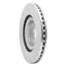 E-Line Drilled & Slotted Silver Brake Rotor, Fits Select Ford/Lincoln/Mercury/Mazda, Position: Front Left - image 2