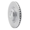 E-Line Drilled & Slotted Silver Brake Rotor, Fits Select Ford/Lincoln/Mercury/Mazda, Position: Front Left - image 4