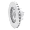 E-Line Drilled & Slotted Silver Brake Rotor, 1995-1997 Ford/Lincoln/Mercury/Mazda, Position: Front Left - image 3