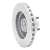E-Line Drilled & Slotted Silver Brake Rotor, 1995-1997 Ford/Lincoln/Mercury/Mazda, Position: Front Right - image 1