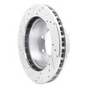 E-Line Drilled & Slotted Silver Brake Rotor, 1999-1999 Ford/Lincoln/Mercury/Mazda, Position: Front Right - image 3