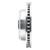 E-Line Drilled & Slotted Silver Brake Rotor, Fits Select Ford/Lincoln/Mercury/Mazda, Position: Rear Right - image 4
