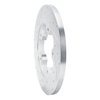 E-Line Drilled & Slotted Silver Brake Rotor, 2015-2020 Ford/Lincoln/Mercury/Mazda, Position: Rear Right - image 3