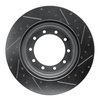 E-Line Drilled & Slotted Silver Brake Rotor, Fits Select Fits Multiple Makes/Models, Position: Front & Rear Left - image 4