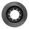 E-Line Drilled & Slotted Silver Brake Rotor, 1990-2021 Fits Multiple Makes/Models, Position: Front & Rear Left - image 4