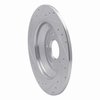 E-Line Drilled & Slotted Silver Brake Rotor, Fits Select Ford/Lincoln/Mercury/Mazda, Position: Rear Right - image 4