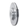 E-Line Drilled & Slotted Silver Brake Rotor, Fits Select Ford/Lincoln/Mercury/Mazda, Position: Front Left - image 2