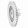 E-Line Drilled & Slotted Silver Brake Rotor, 1984-1987 Ford/Lincoln/Mercury/Mazda, Position: Front Right - image 1