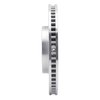 E-Line Drilled & Slotted Silver Brake Rotor, 1991-1992 Ford/Lincoln/Mercury/Mazda, Position: Rear Right - image 3