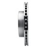 E-Line Drilled & Slotted Silver Brake Rotor, 1975-1979 Ford/Lincoln/Mercury/Mazda, Position: Rear Right - image 3