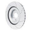E-Line Drilled & Slotted Silver Brake Rotor, Fits Select Acura/Honda, Position: Front Left - image 4