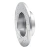 E-Line Drilled & Slotted Silver Brake Rotor, 1979-1983 Acura/Honda, Position: Front Right - image 4