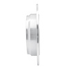 E-Line Drilled & Slotted Silver Brake Rotor, 2005-2018 Acura/Honda, Position: Rear Right - image 1