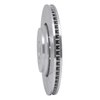 E-Line Drilled & Slotted Silver Brake Rotor, Fits Select Acura/Honda, Position: Front Right - image 4