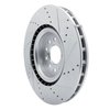 E-Line Drilled & Slotted Silver Brake Rotor, 2017-2021 Acura/Honda, Position: Front Left - image 4