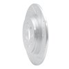 E-Line Drilled & Slotted Silver Brake Rotor, Fits Select Acura/Honda, Position: Rear Right - image 2