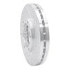 E-Line Drilled & Slotted Silver Brake Rotor, 1995-2011 Fits Multiple Makes/Models, Position: Front Right - image 3