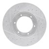 E-Line Drilled & Slotted Silver Brake Rotor, 1995-2011 Fits Multiple Makes/Models, Position: Front Right - image 4
