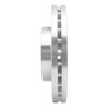 E-Line Drilled & Slotted Silver Brake Rotor, 1995-2018 Fits Multiple Makes/Models, Position: Rear Right - image 3