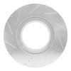 E-Line Drilled & Slotted Silver Brake Rotor, 2005-2017 Fits Multiple Makes/Models, Position: Front & Rear Right - image 2