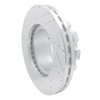 E-Line Drilled & Slotted Silver Brake Rotor, 2005-2017 Fits Multiple Makes/Models, Position: Front & Rear Right - image 4