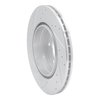 E-Line Drilled & Slotted Silver Brake Rotor, 1998-2009 Fits Multiple Makes/Models, Position: Rear Right - image 2