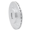 E-Line Drilled & Slotted Silver Brake Rotor, 1996-2011 Fits Multiple Makes/Models, Position: Front Right - image 4