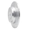 E-Line Drilled & Slotted Silver Brake Rotor, 2007-2013 Mercedes-Benz, Position: Rear Right - image 2
