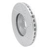 E-Line Drilled & Slotted Silver Brake Rotor, Fits Select Mercedes-Benz, Position: Front Left - image 3