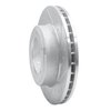 E-Line Drilled & Slotted Silver Brake Rotor, 1992-2017 Freightliner, Position: Front & Rear Right - image 2