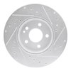 E-Line Drilled & Slotted Silver Brake Rotor, Fits Select Mercedes-Benz, Position: Front Left - image 4