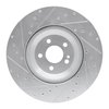 E-Line Drilled & Slotted Silver Brake Rotor, Fits Select Mercedes-Benz, Position: Rear Right - image 3