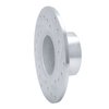 E-Line Drilled & Slotted Silver Brake Rotor, 1963-1979 Fits Multiple Makes/Models, Position: Front Left - image 2