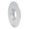 E-Line Drilled & Slotted Silver Brake Rotor, 1962-1980 MG, Position: Front Right - image 4