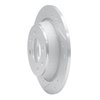 E-Line Drilled & Slotted Silver Brake Rotor, 1986-1998 GM, Position: Rear Left - image 3