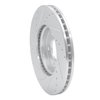 E-Line Drilled & Slotted Silver Brake Rotor, 2003-2011 GM, Position: Front Right - image 3