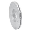 E-Line Drilled & Slotted Silver Brake Rotor, 2003-2011 GM, Position: Front Right - image 2