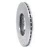 E-Line Drilled & Slotted Silver Brake Rotor, 1984-1989 Infiniti/Nissan, Position: Front Right - image 4