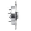 E-Line Drilled & Slotted Silver Brake Rotor, 1988-1988 Infiniti/Nissan, Position: Rear Left - image 2