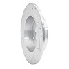 E-Line Drilled & Slotted Silver Brake Rotor, 1990-2006 Infiniti/Nissan, Position: Rear Right - image 1