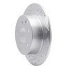E-Line Drilled & Slotted Silver Brake Rotor, Fits Select Fits Multiple Makes/Models, Position: Rear Left - image 3