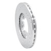 E-Line Drilled & Slotted Silver Brake Rotor, 1982-1985 Infiniti/Nissan, Position: Front Right - image 2
