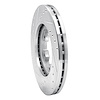 E-Line Drilled & Slotted Silver Brake Rotor, 1985-2002 Infiniti/Nissan, Position: Front Right - image 1