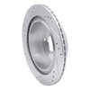 E-Line Drilled & Slotted Silver Brake Rotor, Fits Select Fits Multiple Makes/Models, Position: Rear Right - image 4