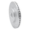 E-Line Drilled & Slotted Silver Brake Rotor, Fits Select Fits Multiple Makes/Models, Position: Front Right - image 4